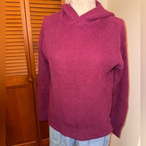 Cynthia Rowley Fuchsia Knit Sweater with hood